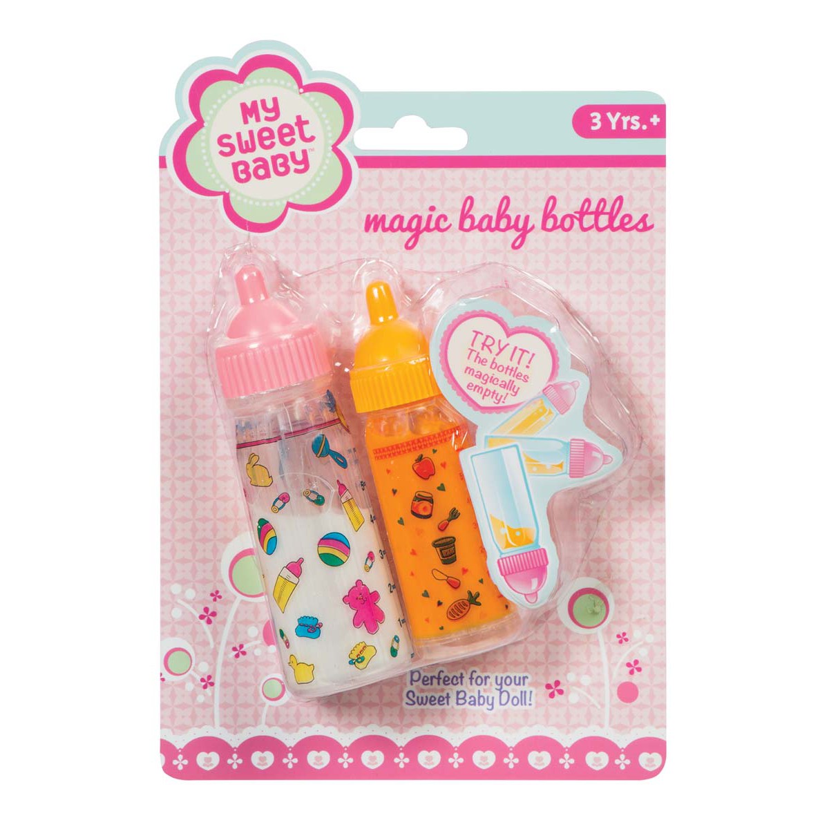 Toysmith - Large Magic Baby Bottle, 4.75, Milk & Orange Juice – MGH  General Store & Flower Shop