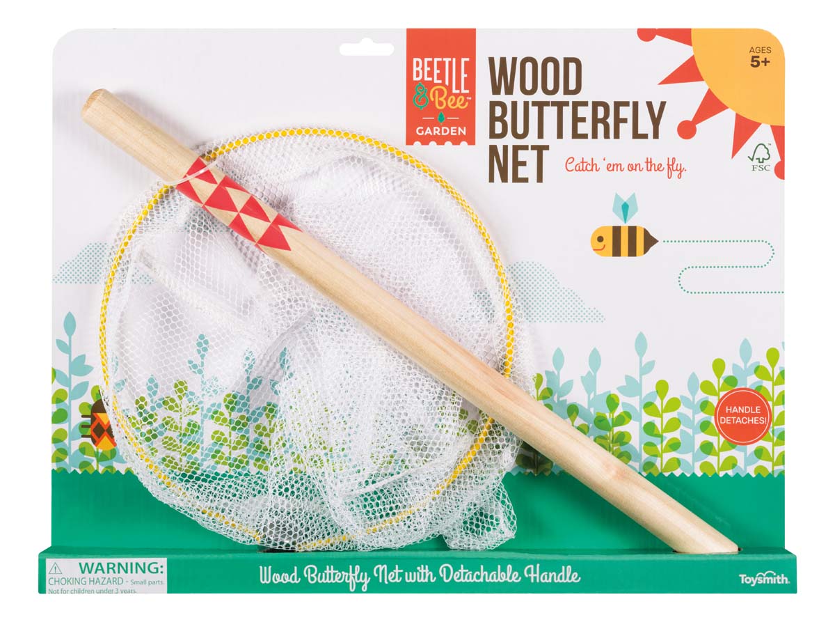 Beetle & Bee Garden Butterfly Net – Toysmith