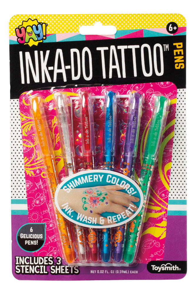 YAY! Ink-A-Do Tattoo Pens – Toysmith