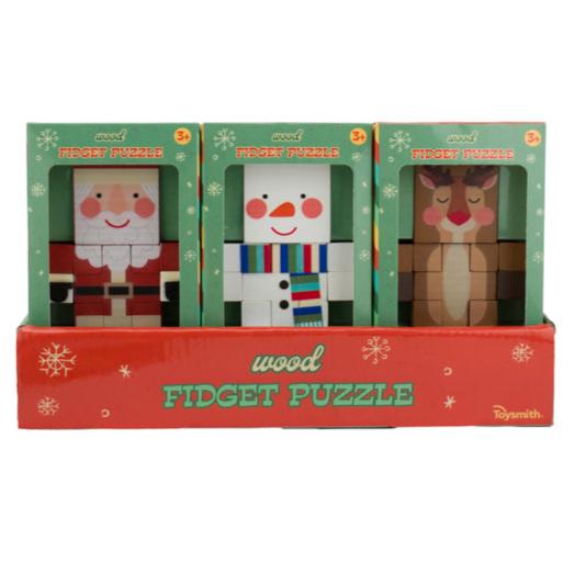 Holiday Wood Fidget Puzzle