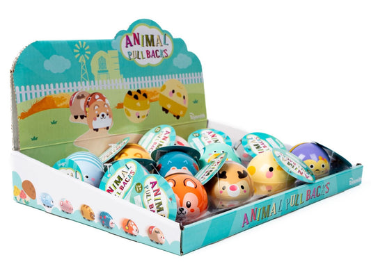 Farm Fresh Animal Pull Backs, Magnetic Pull-Back Toys