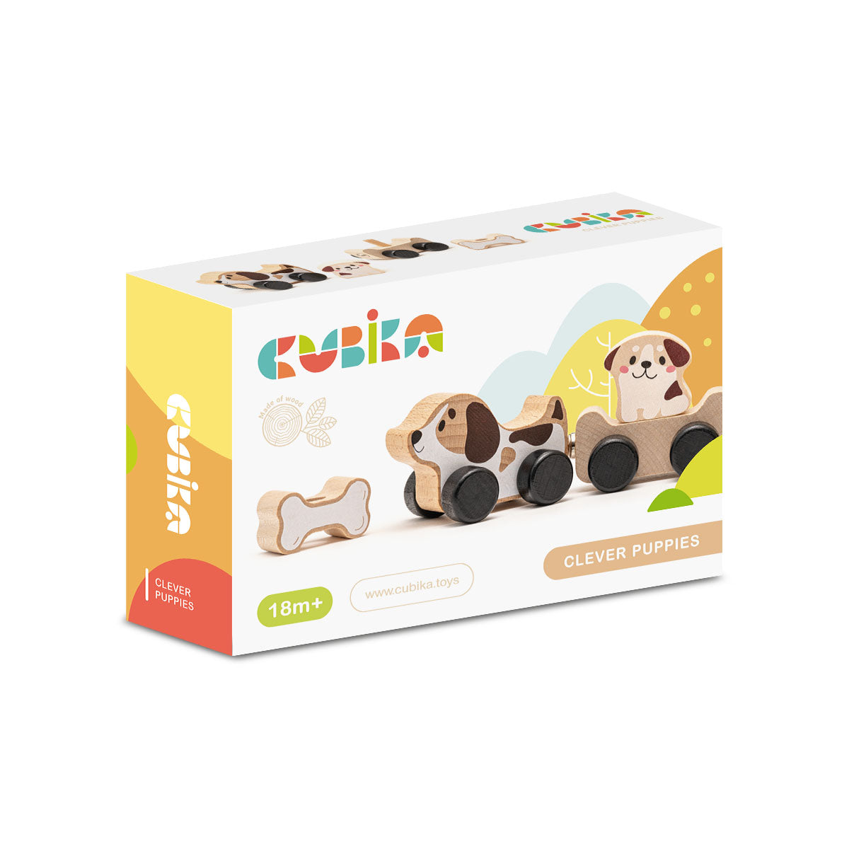 Cubika Wooden Toy Clever Puppies