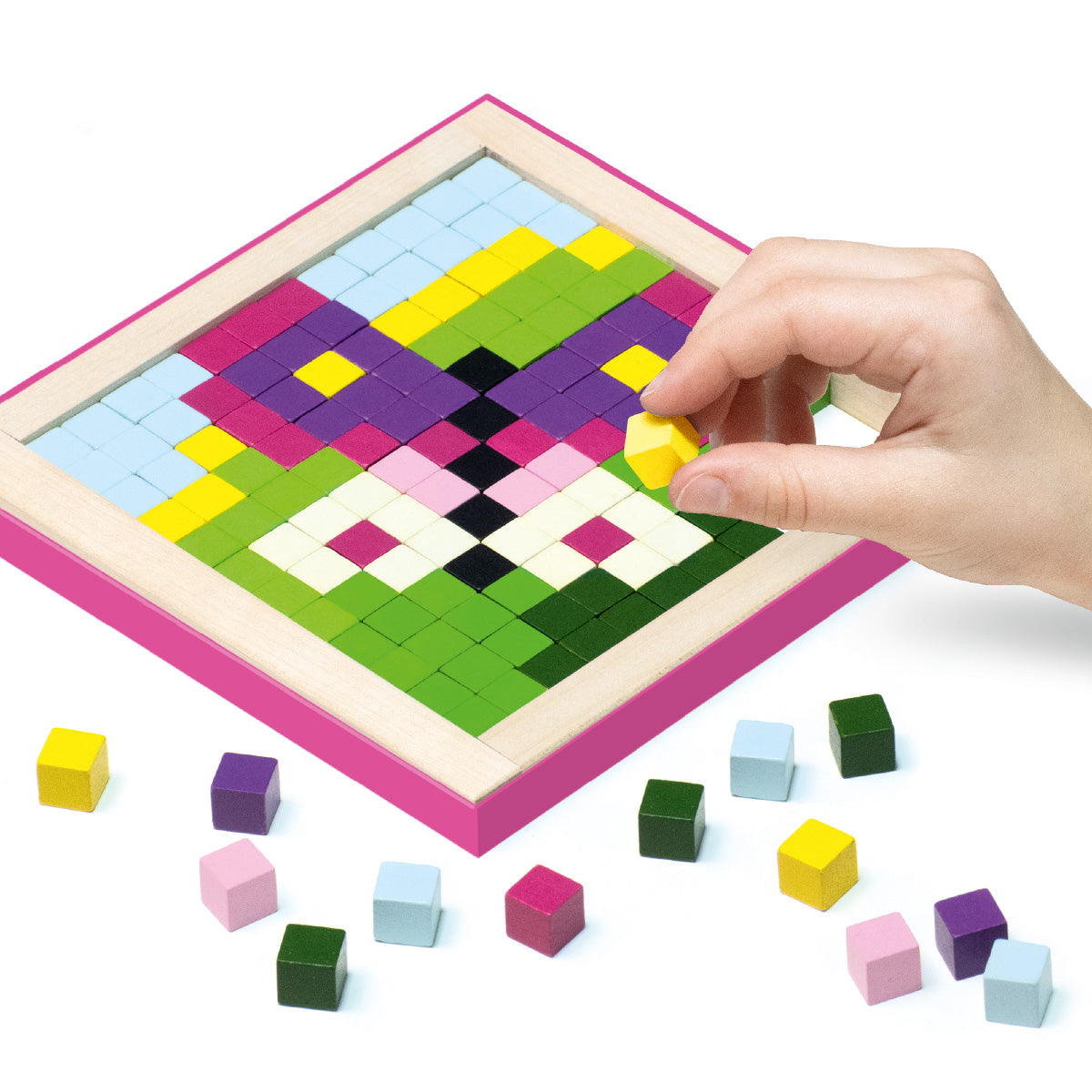 Cubika Wooden Pixel Magic Mosaic