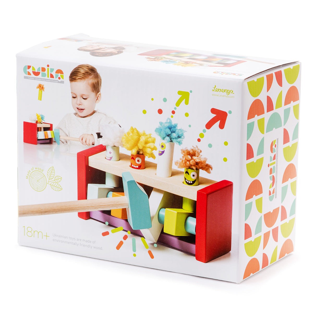 Cubika Wooden Toy Jumping Clowns