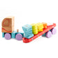 Cubika Wooden Truck with Geometric Figures