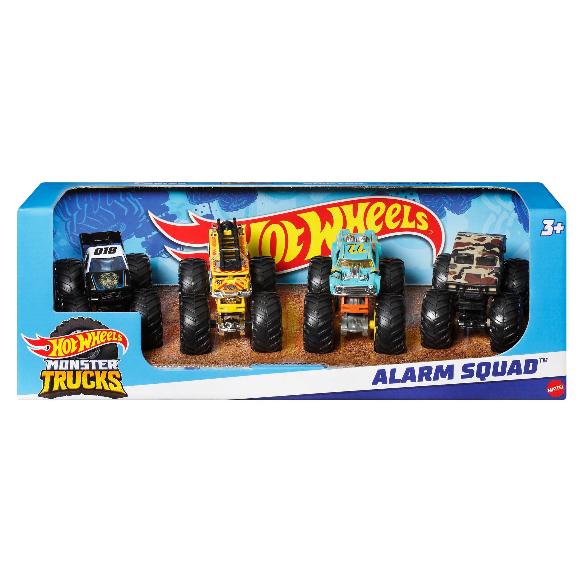 Mattel Hot Wheels Monster Trucks 4-Pack