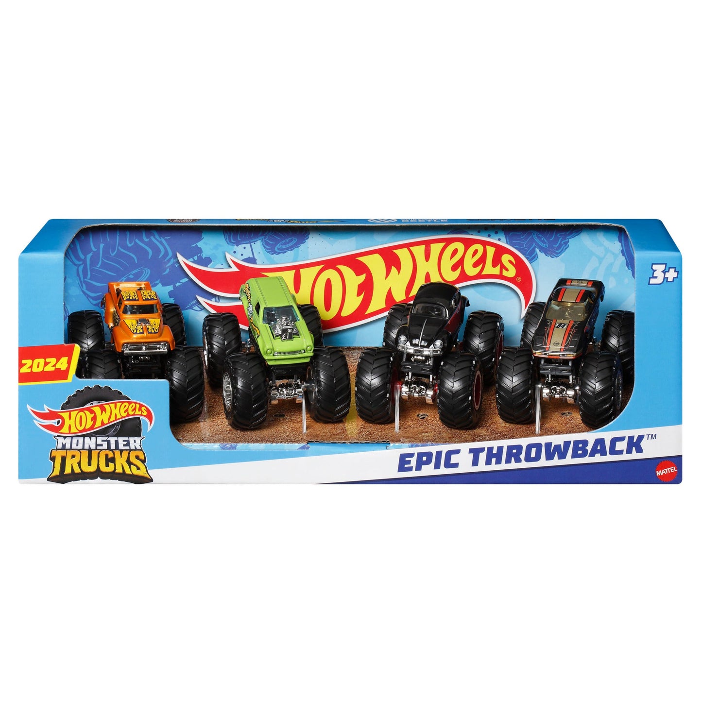 Mattel Hot Wheels Monster Trucks 4-Pack