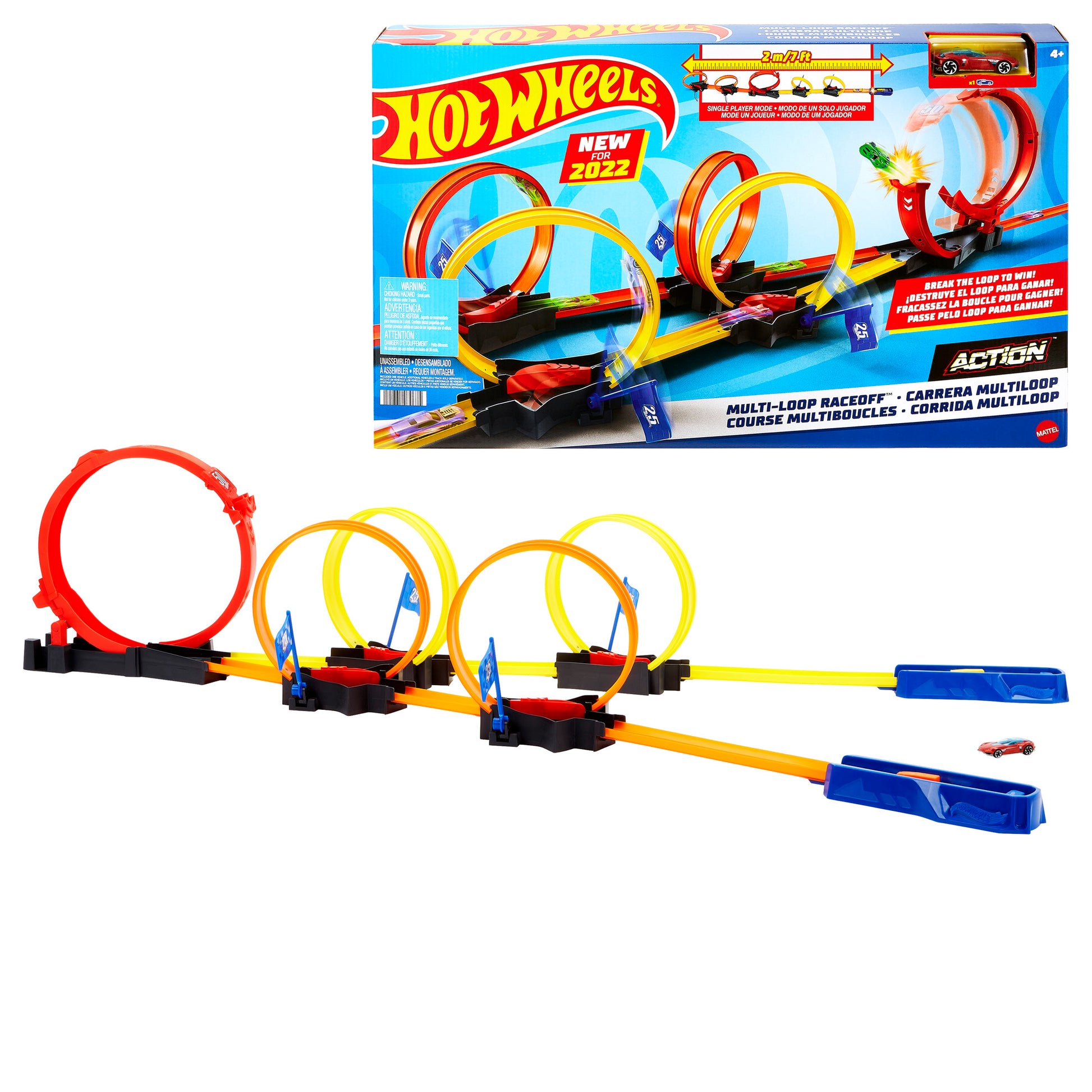 Mattel Hot Wheels Action Multi Loop Race-Off