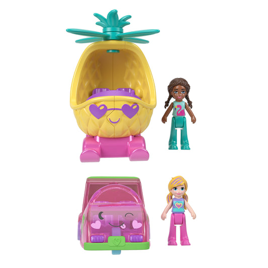 Mattel Polly Pocket Pollyville Cars 2pk