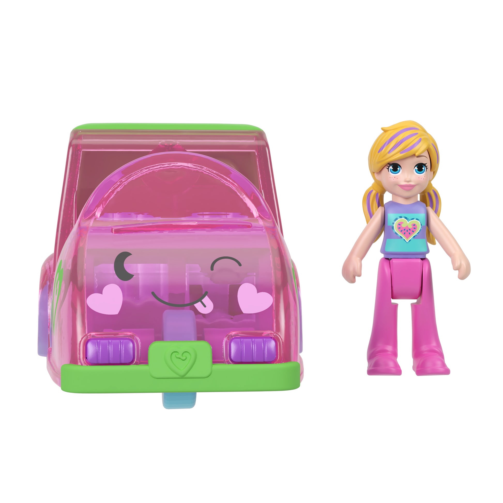 Mattel Polly Pocket Pollyville Cars 2pk