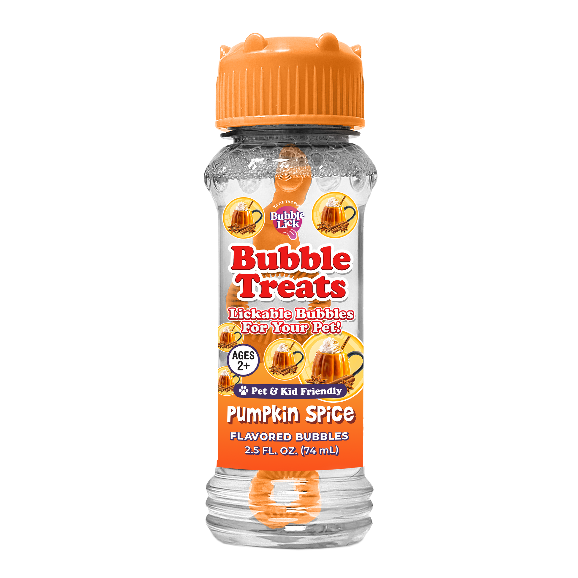 Bubblelick Pumpkin Spice Flavored Bubbles(12)