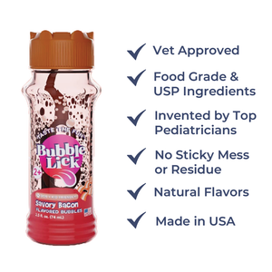 BubbleLick Bubble Treats Maple Bacon Flavored Bubbles for Pets