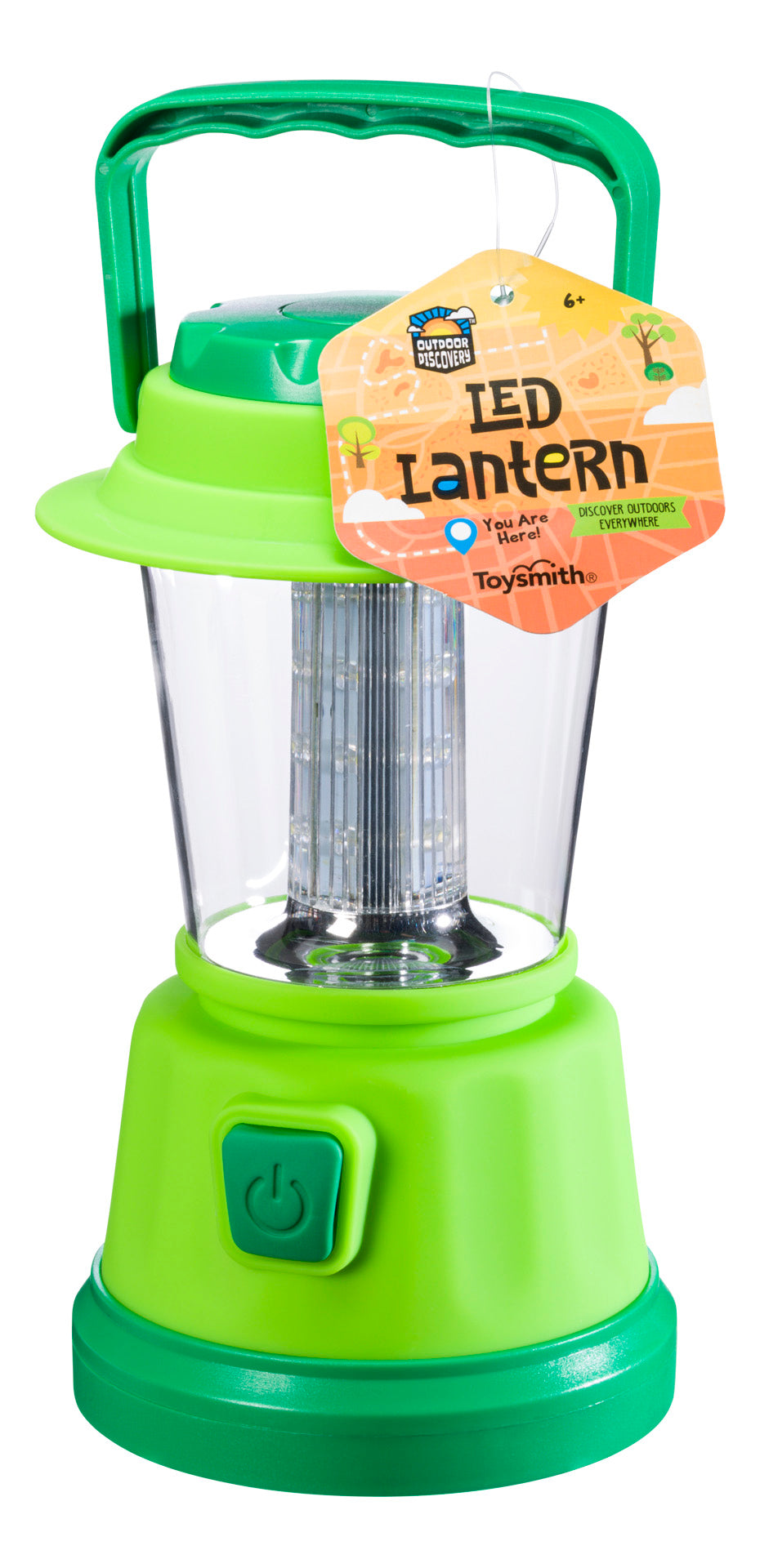 Outdoor Discovery Green LED Lantern