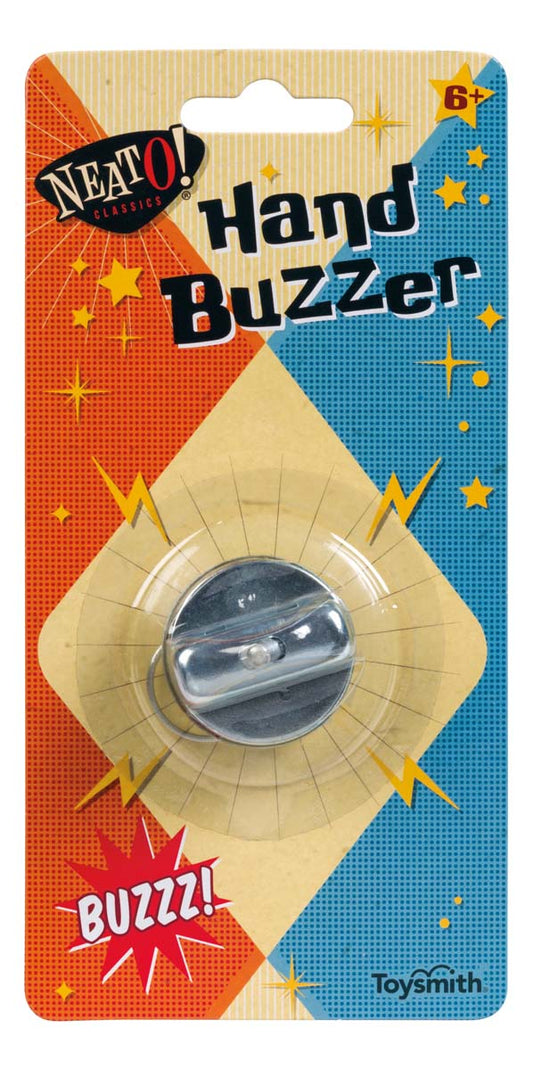 Neato! Hand Buzzer shown in package. 