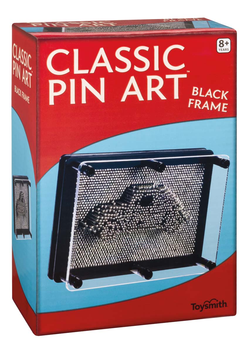Package containing pin art 