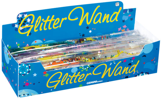 Retail pack holding assorted glitter wands