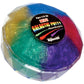 Gooey putty in vivid, swirling colors packed in gemstone shaped container