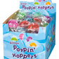 Retail package containing assorted colors of Glitter Poppin' Hoppers