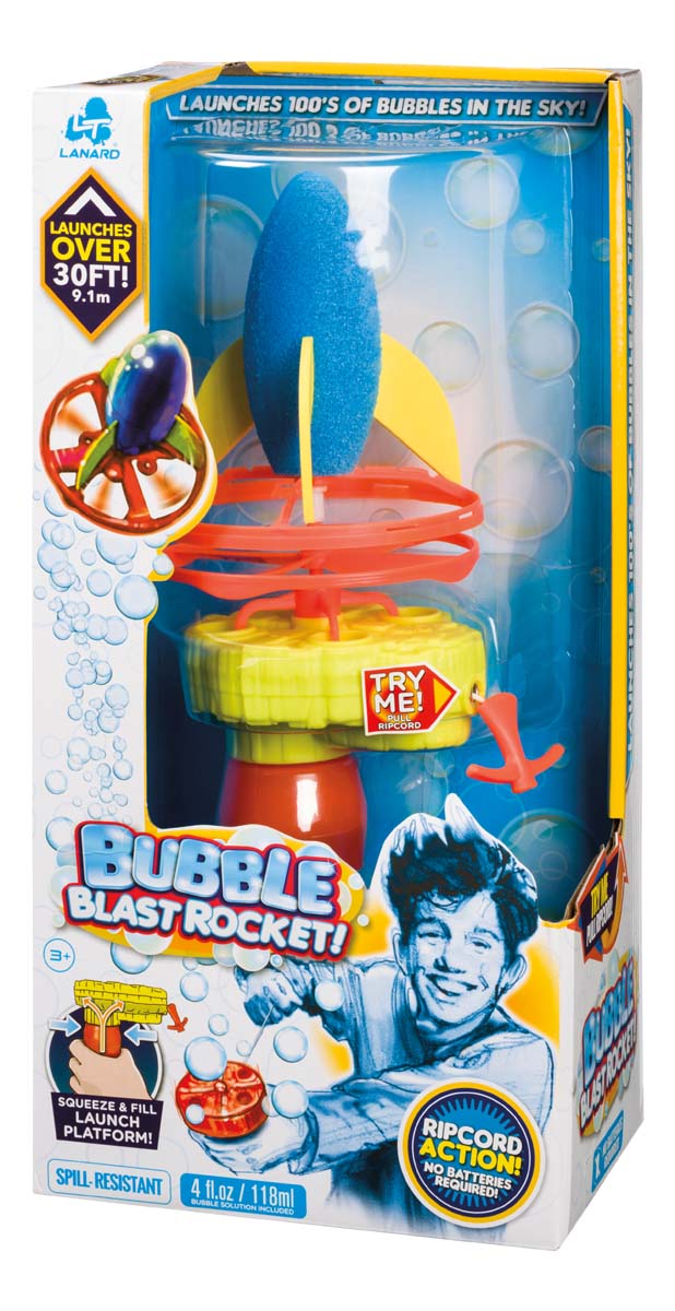 Lanard Bubble Blast Rocket in package