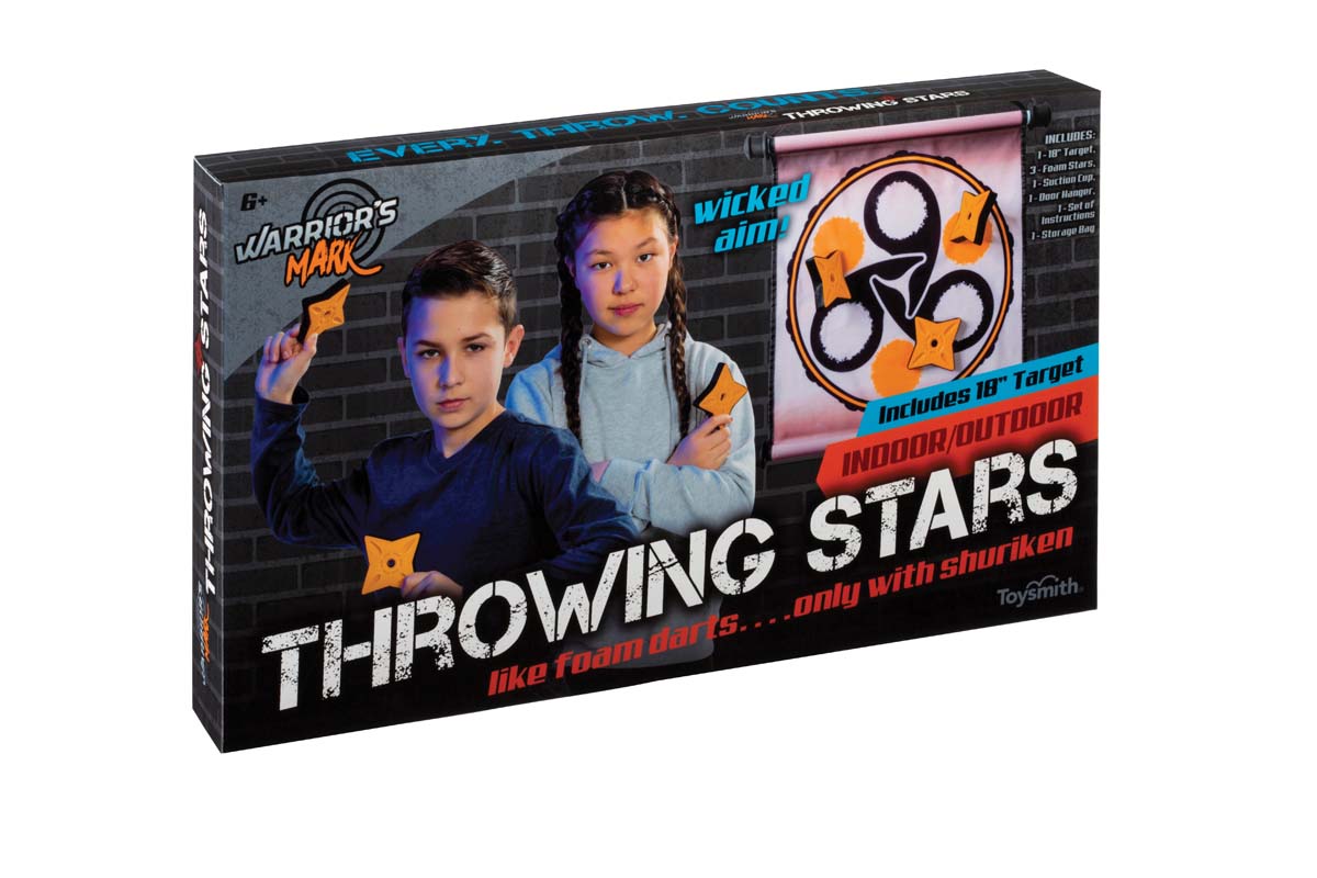 Warriors Mark Throwing Stars in package