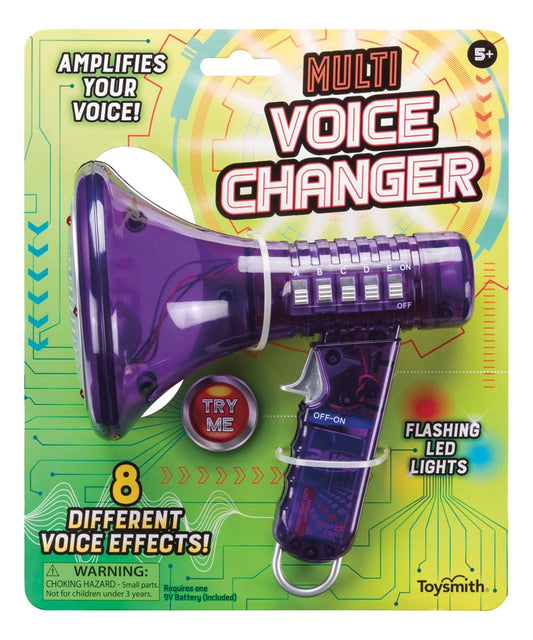 Purple voice changer in package