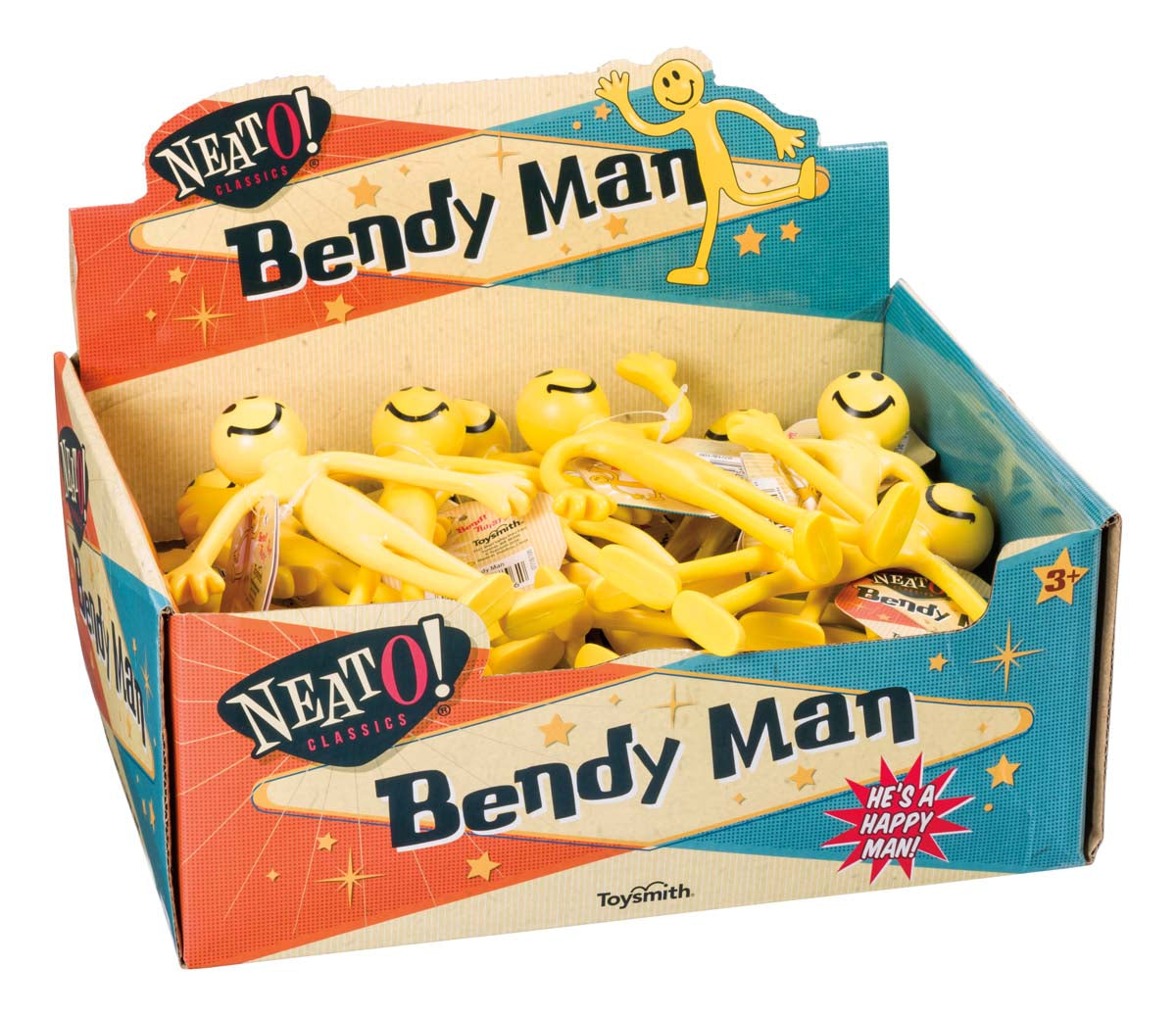 Retail package of 36 Neato! Bendy Man