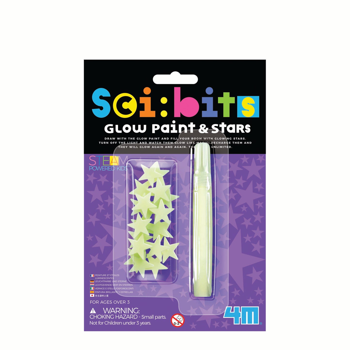 4M-Sci Bits Glow Paint And Stars