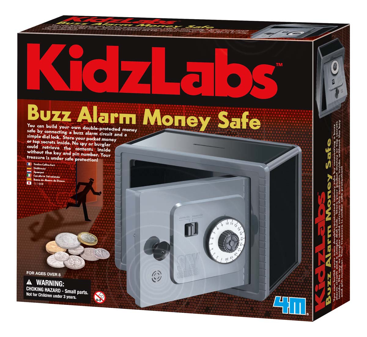 4M-Kidz Labs Buzz Alarm Money Safe