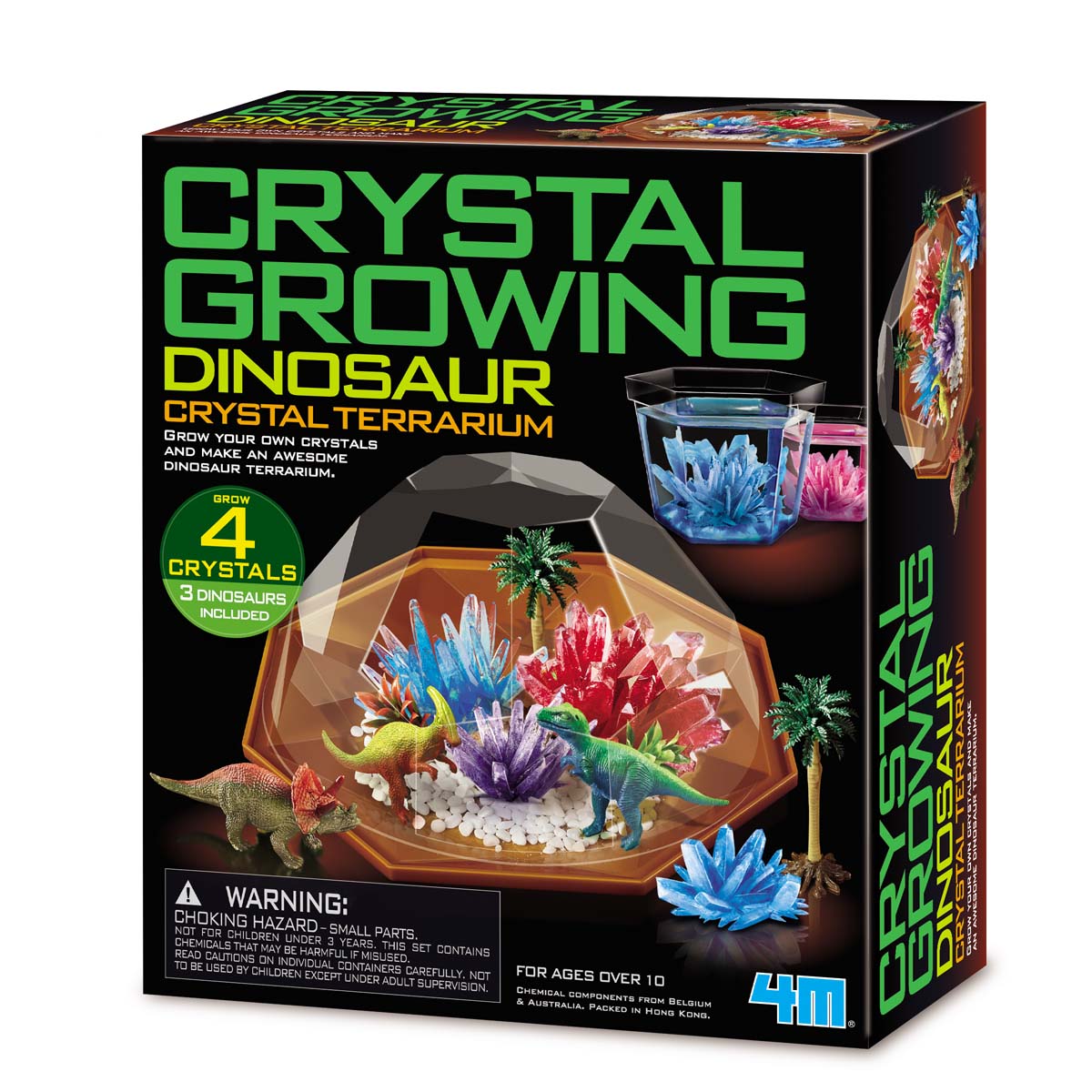 4M-Crystal Growing Dinosaur Crystal Terrarium