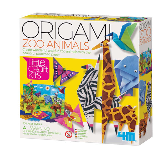 4M-Little Craft Origami Zoo Animals