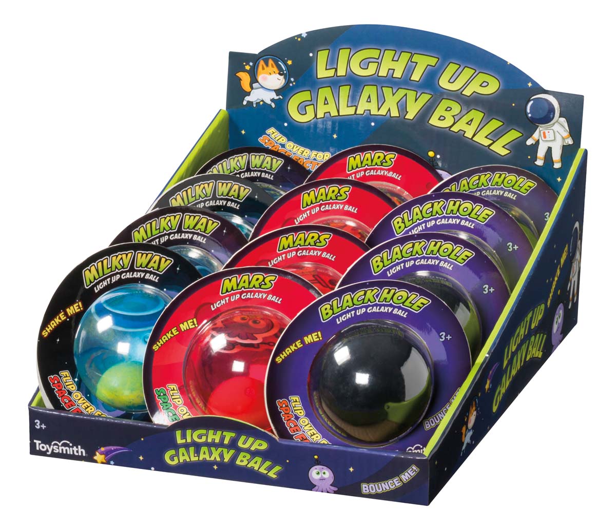 Toysmith Light Up Galaxy Balls