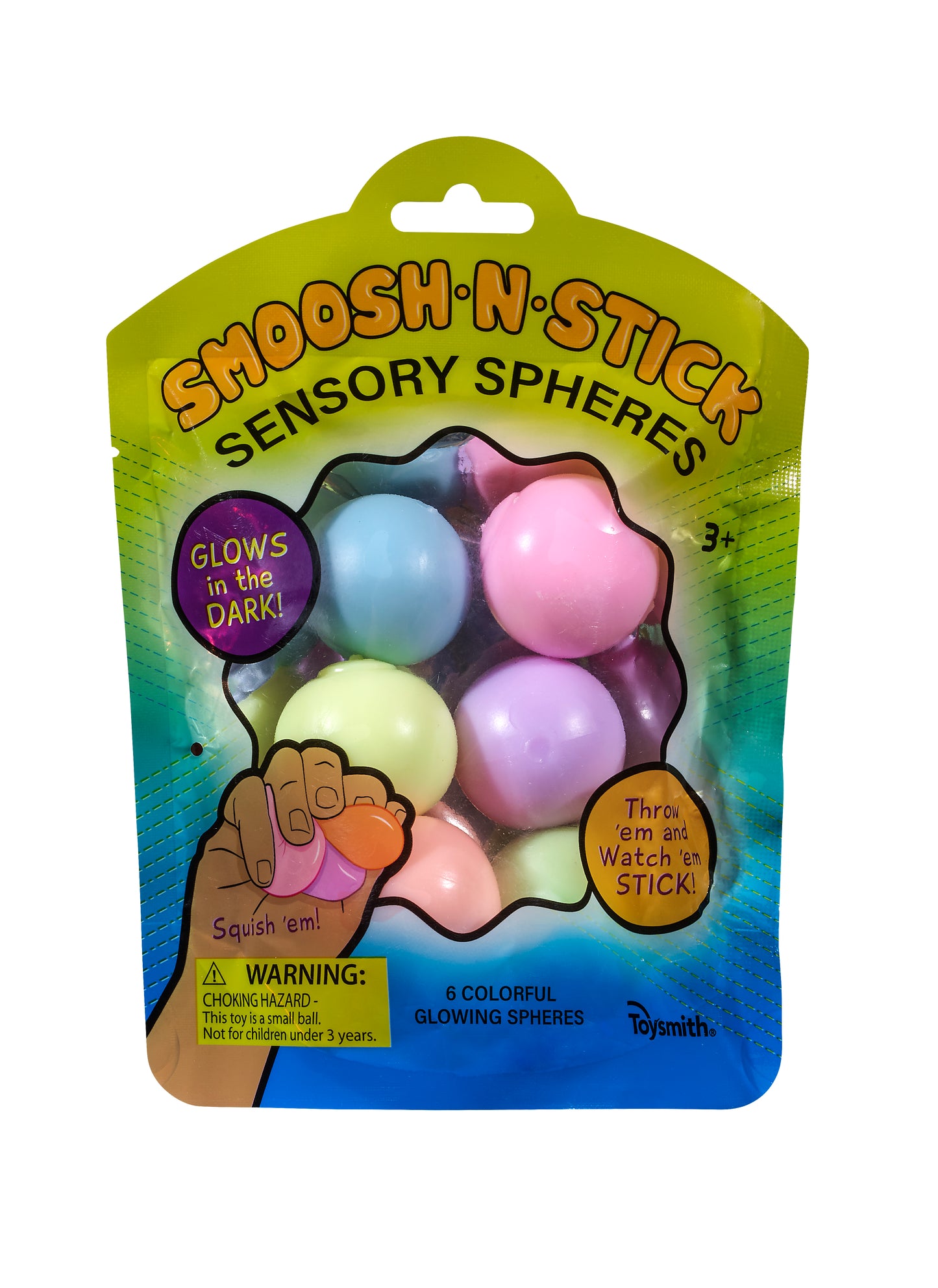 Toysmith Gid Smoosh N Stick Spheres