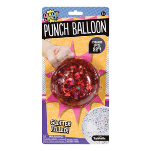 YAY! Glitter Punch Balloon